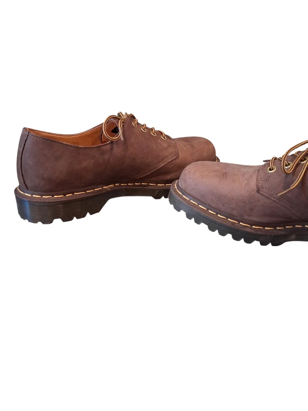 Doc Marten Brown Leather Lace-Up 1561 Shoes Size 12